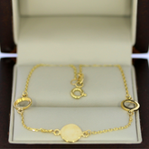 Pulsera Circulos Oro 14K